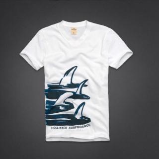 T-shirt Hollister Blanc Homme